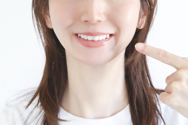 白い歯の印象